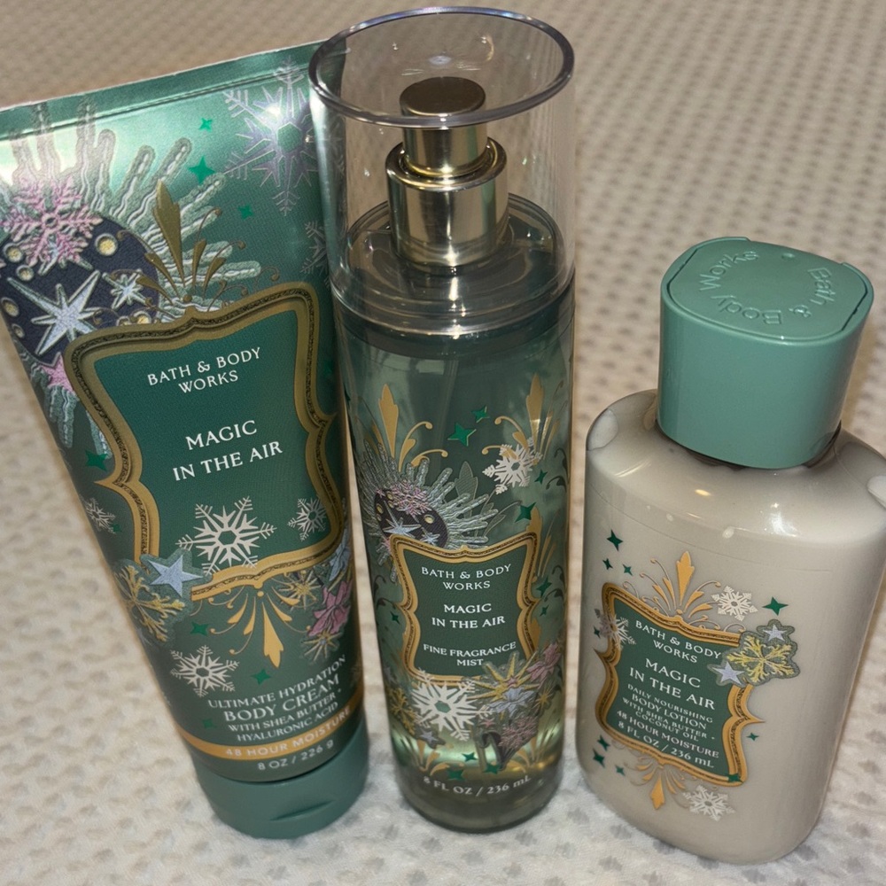 NEW! Bath & Body Works Magic in the Air Cream Fragrance Mist Lotion Collection